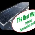 Best Way to Mount Solar Panels on Rv Roof