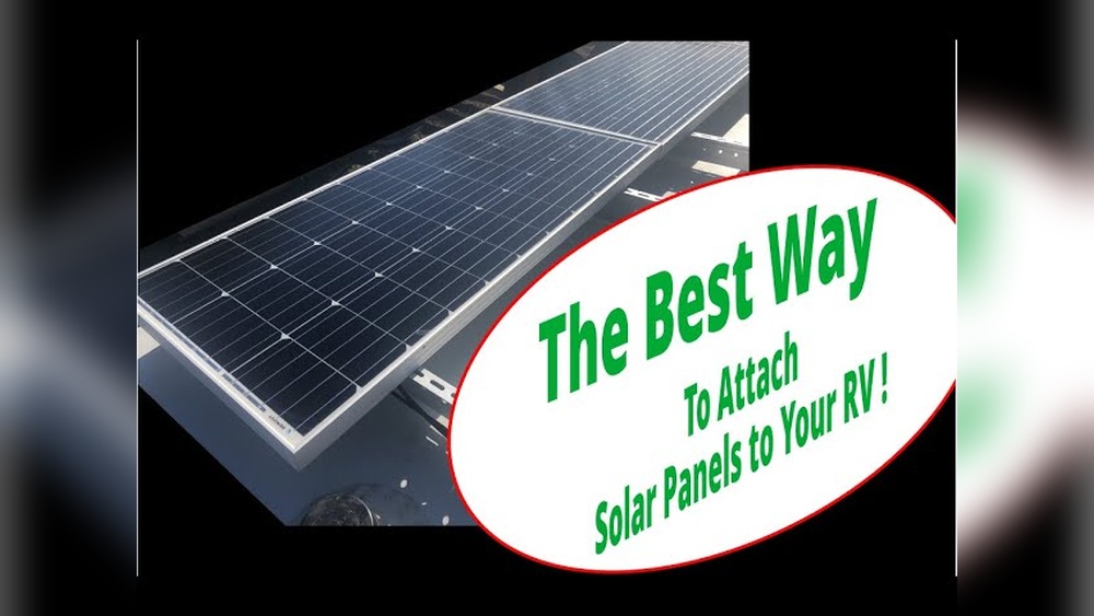 Best Way to Mount Solar Panels on Rv Roof