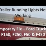 Motorhome Running Lights Not Working
