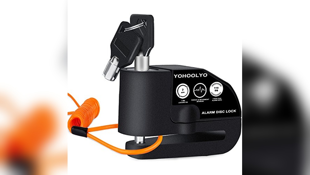 Motorcycle Disc Lock With Alarm