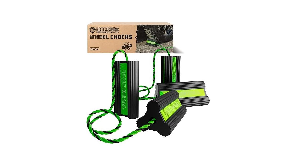 Rhino USA Rubber Wheel Chocks
